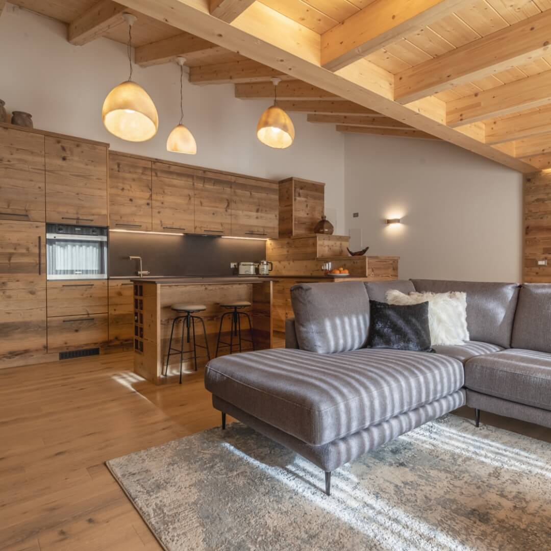 Pavimento in lastre di legno