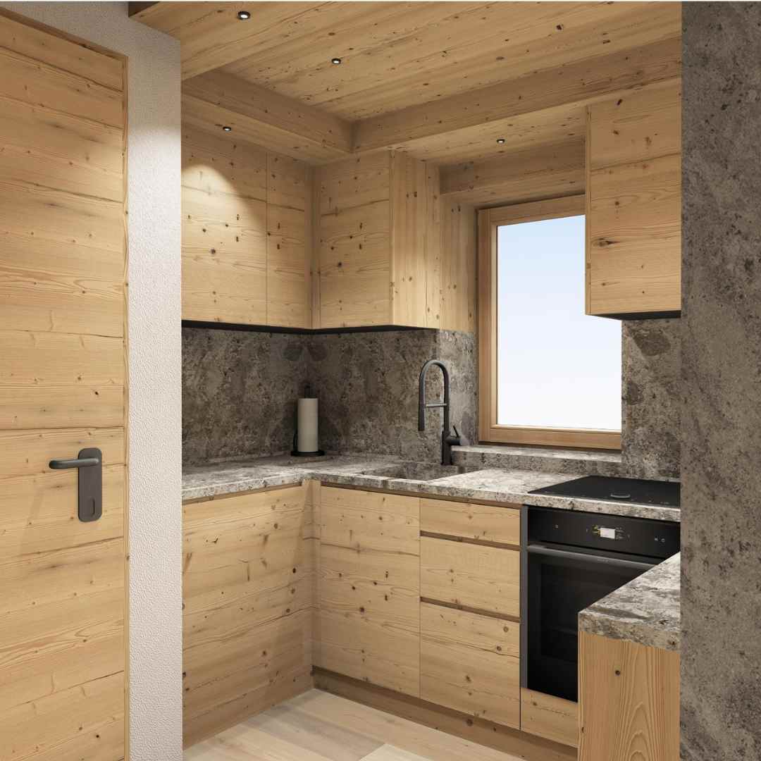 Progetto di una piccola cucina su misura